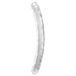King Cock - Double Trouble Double Gode 46 Cm Transparent